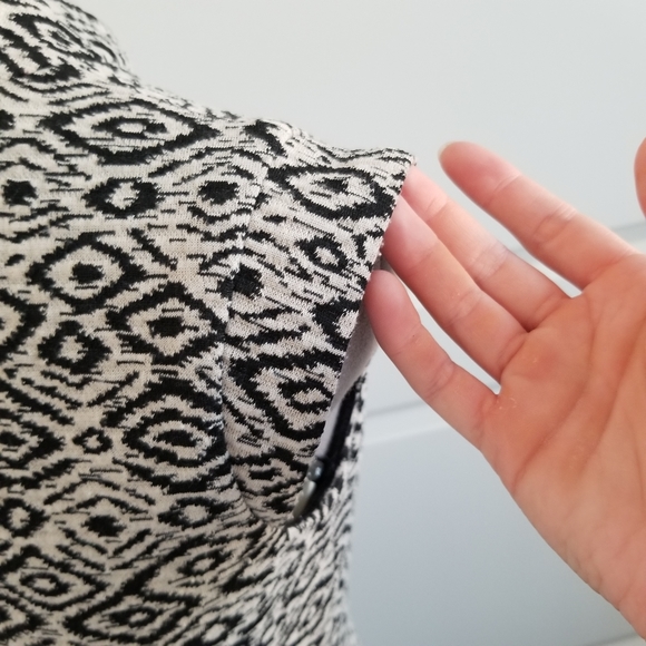 Gorgeous Nine West black and white dress, size 4 - Picture 7 of 16